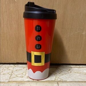 Red and Black Holiday Thermal Kate Spade Cup